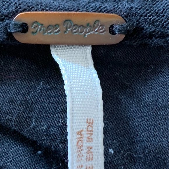 Free People Black Emma Embroidered Swing Dress - Picture 5 of 5